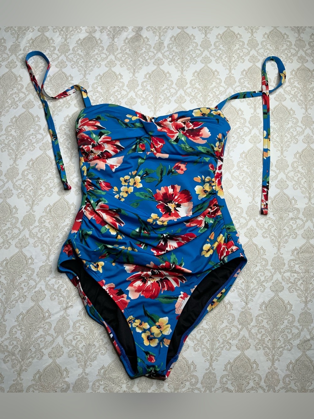 Lauren Ralph Lauren Haviana Floral One Piece Swimsuit Size 6 Underwire
